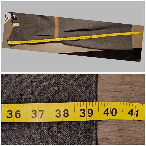 D&G Dolce & Gabbana Wool Silk Sheath Exposed Ruffled Zipper Dress Charcoal IT 38 - Picture 8 of 16